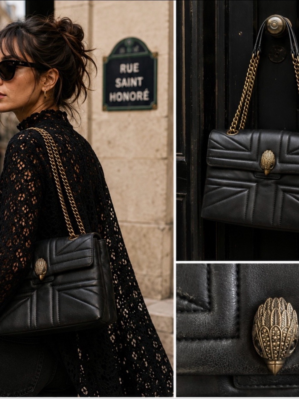 KURT GEIGER LONDON Kensington Quilted Crossbody Bag